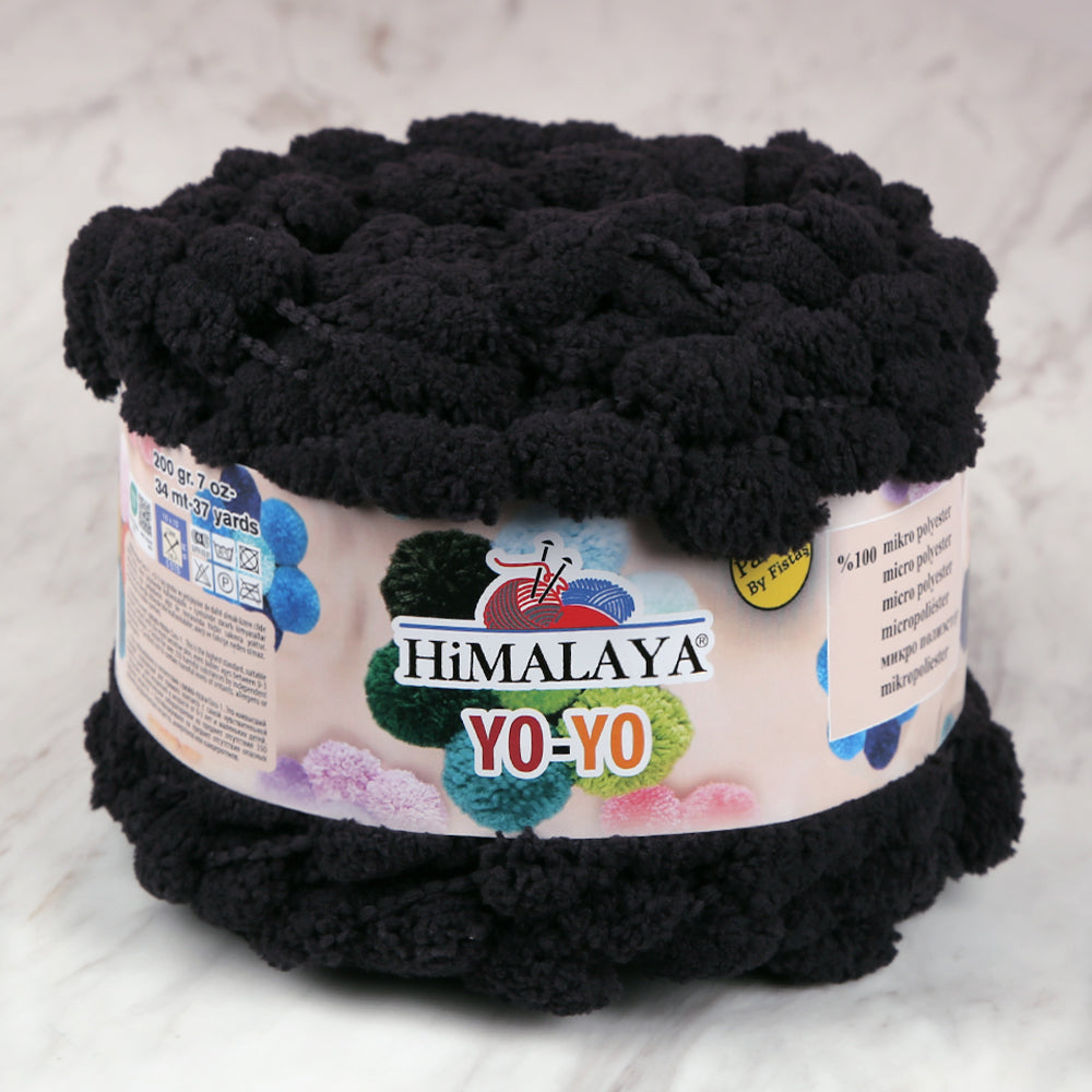 Himalaya Yo-Yo Siyah El Örgü İpi - 82126